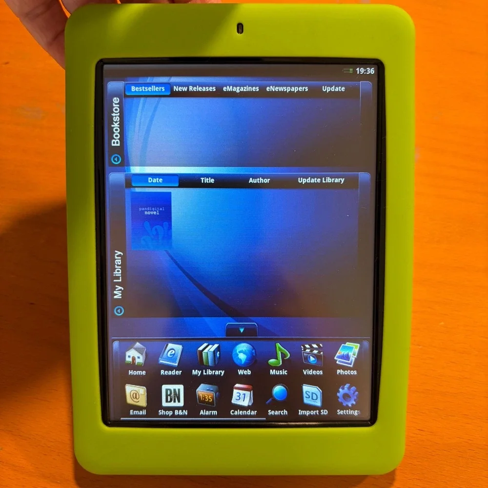 Pandigital Novel 7 Color Multimedia eReader Android WiFi Tablet BN WORKING Case